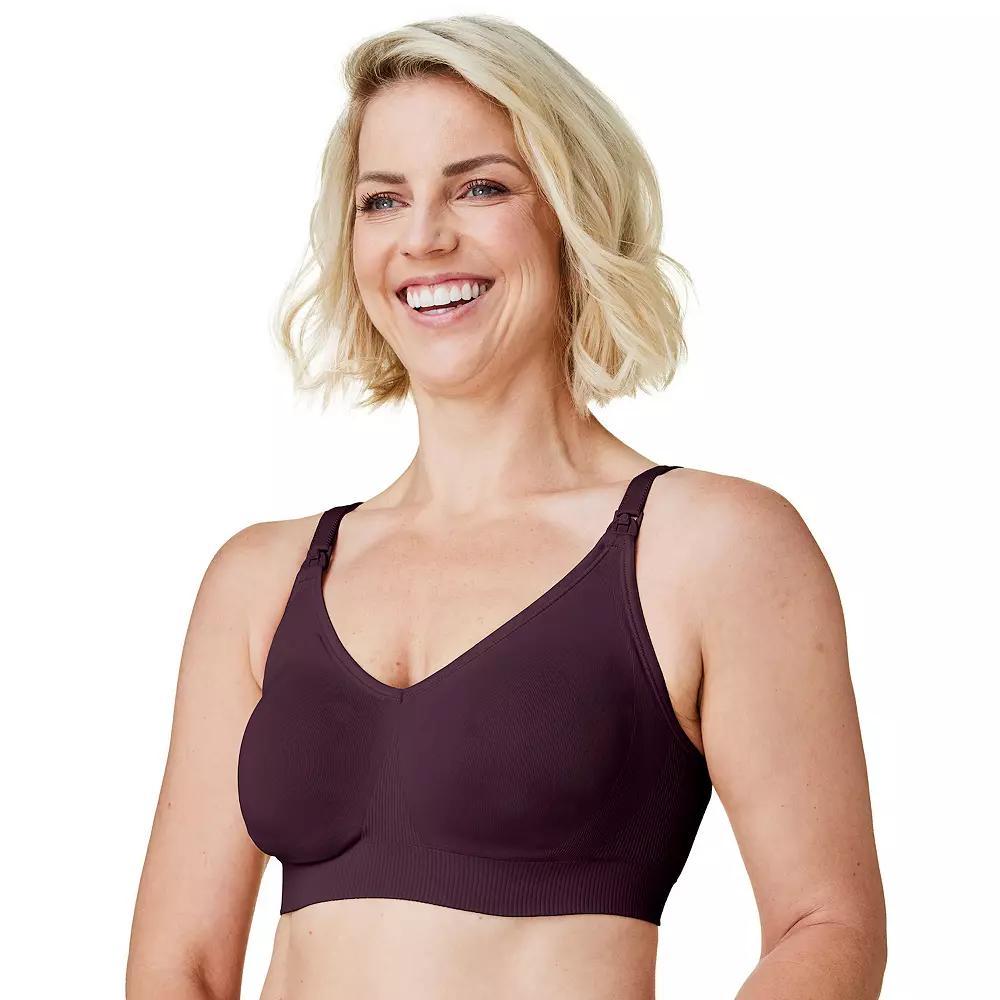 Bravado Designs Body Silk Seamless Nursing Bra 1401V, Women's, Size: Medium EC, Black Product Image