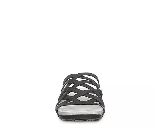 Bearpaw Zinnia Women's Strappy Slide Sandals, Size: 6, Black Product Image