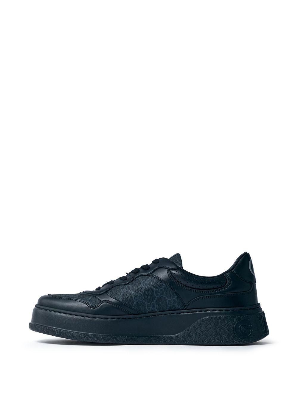 logo-embossed platform sneakers Product Image