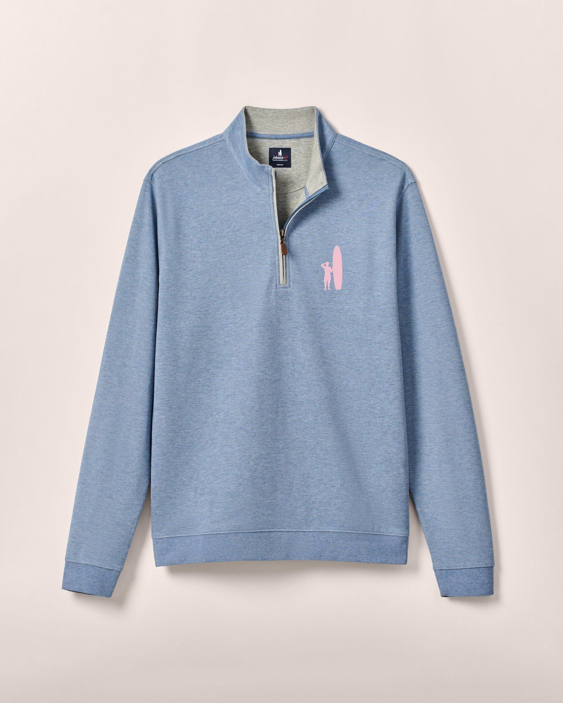 Custom Surfer Logo Sully 1/4 Zip Pullover Male Product Image