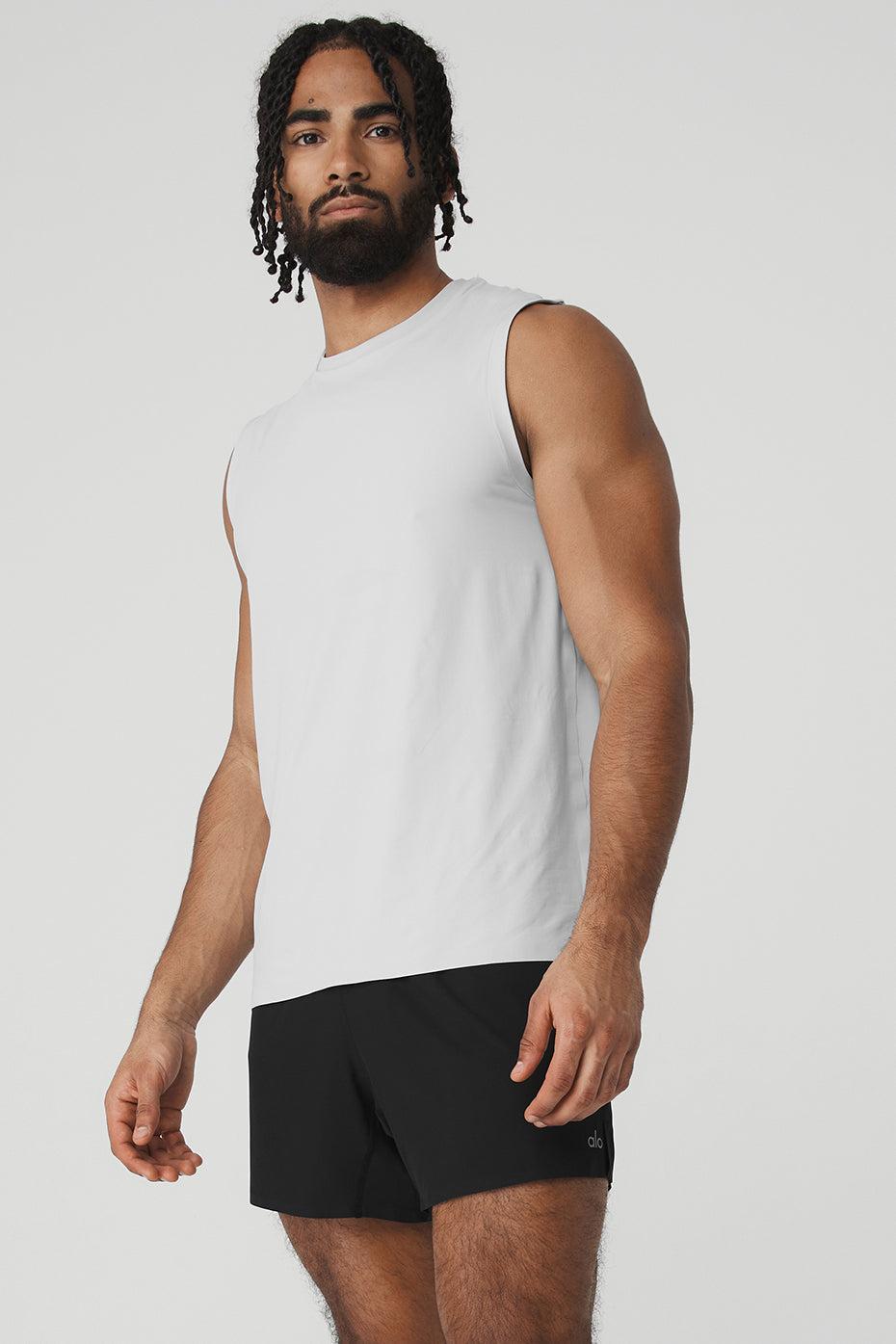 Alo Yoga | Idol Performance Tank Top Grey, Size: 2XL Product Image