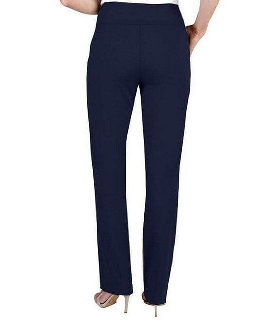 Slimsation® by Multiples Relaxed Leg Pull-On Pants Product Image