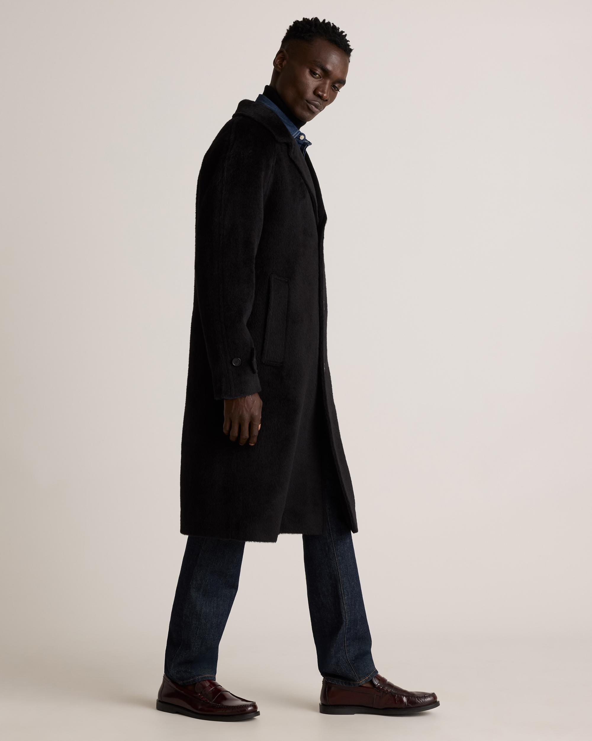 Quince | Men's Alpaca-Wool Overcoat Size XL Product Image