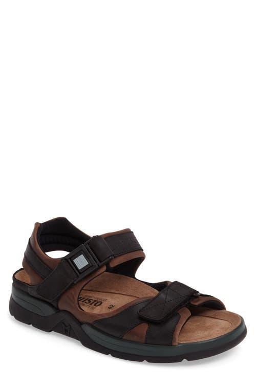 Mephisto Shark (Dark /Black Waxy Leather) Men's Sandals Product Image