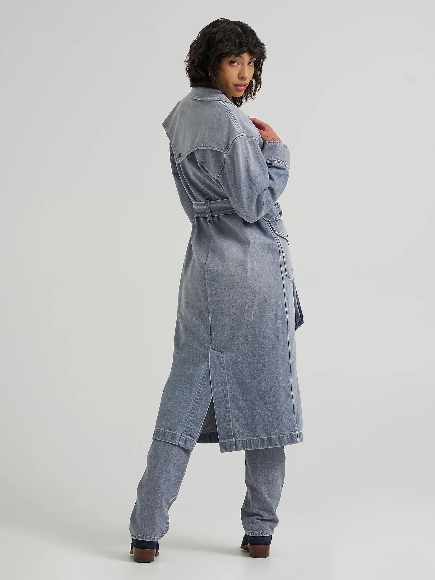 Women's Denim Trench | Women's JACKETS & OUTERWEAR | Wrangler® Product Image