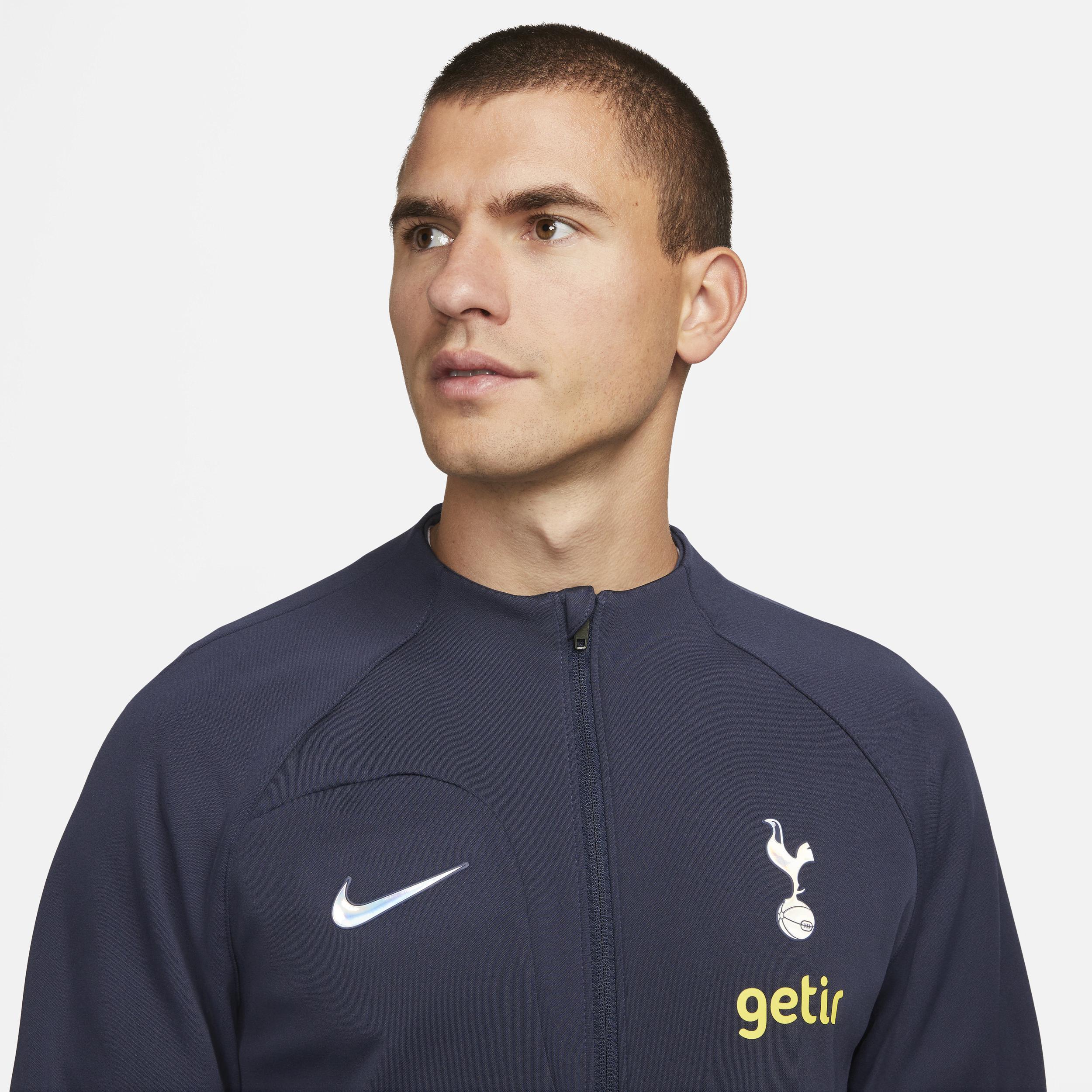 Men's Nike  Navy Tottenham Hotspur Academy Pro Anthem Raglan Performance Full-Zip Jacket, Size: Medium, Tot Blue Product Image