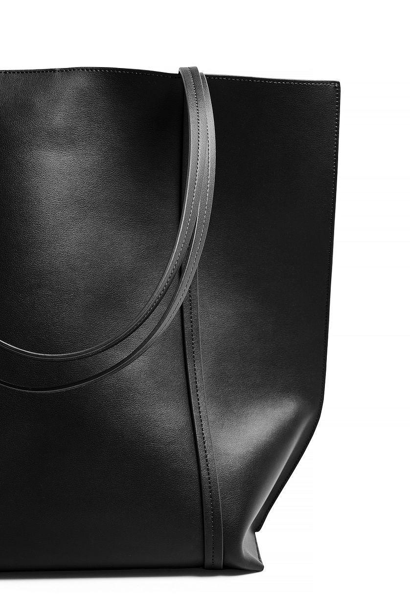 Boxy Leather Tote Product Image