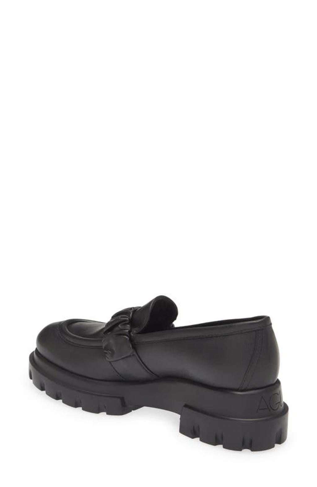 AGL ATTILIO GIUSTI LEOMBRUNI Celeste Chunky-sole Loafers In Black Product Image