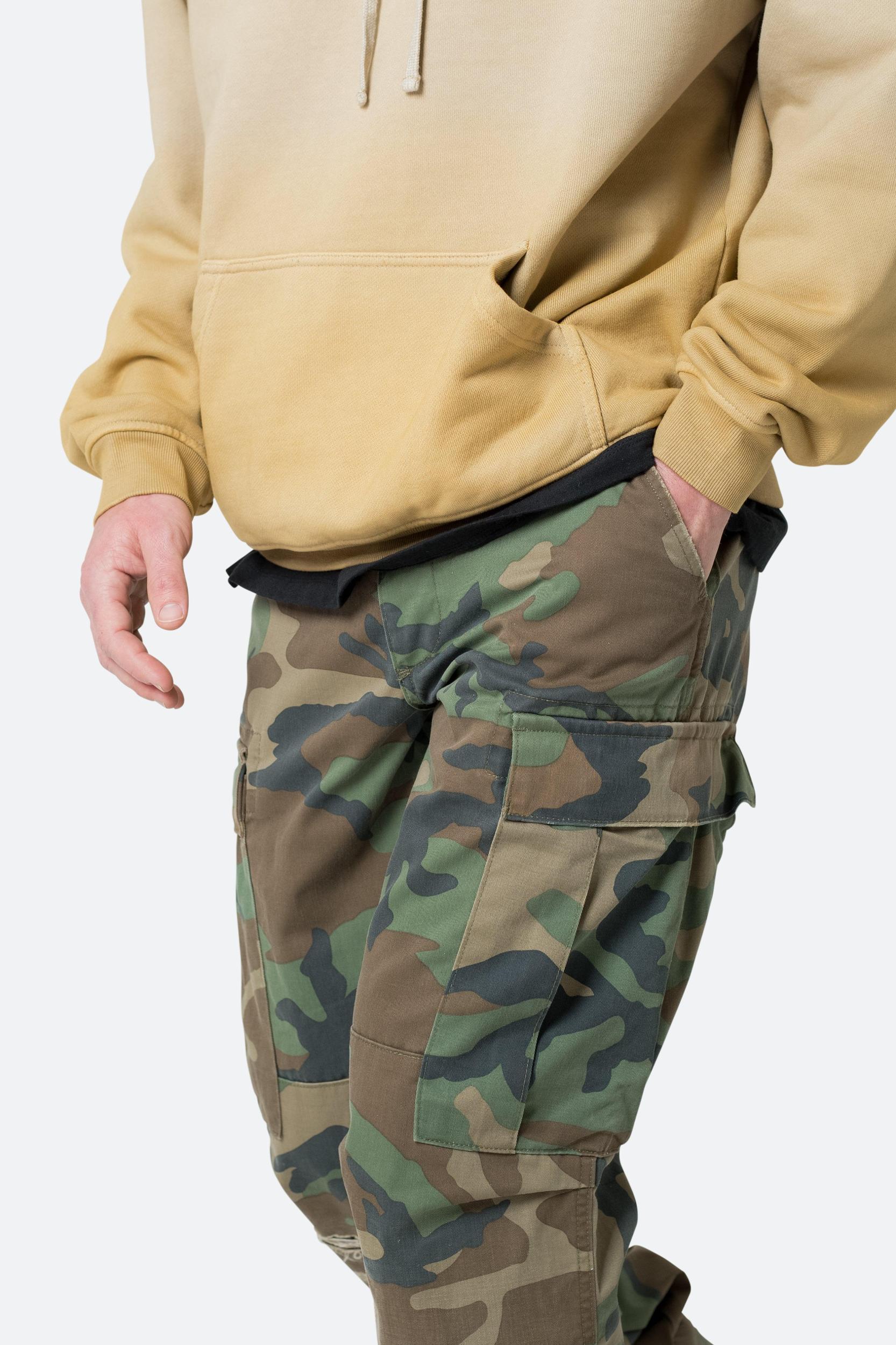 Double Knee Vintage Cargo Pants - Camo Product Image