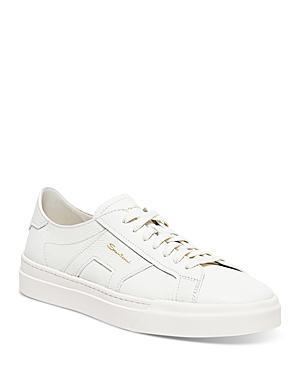 Santoni Mens Double Buckle Lace Up Sneakers Product Image