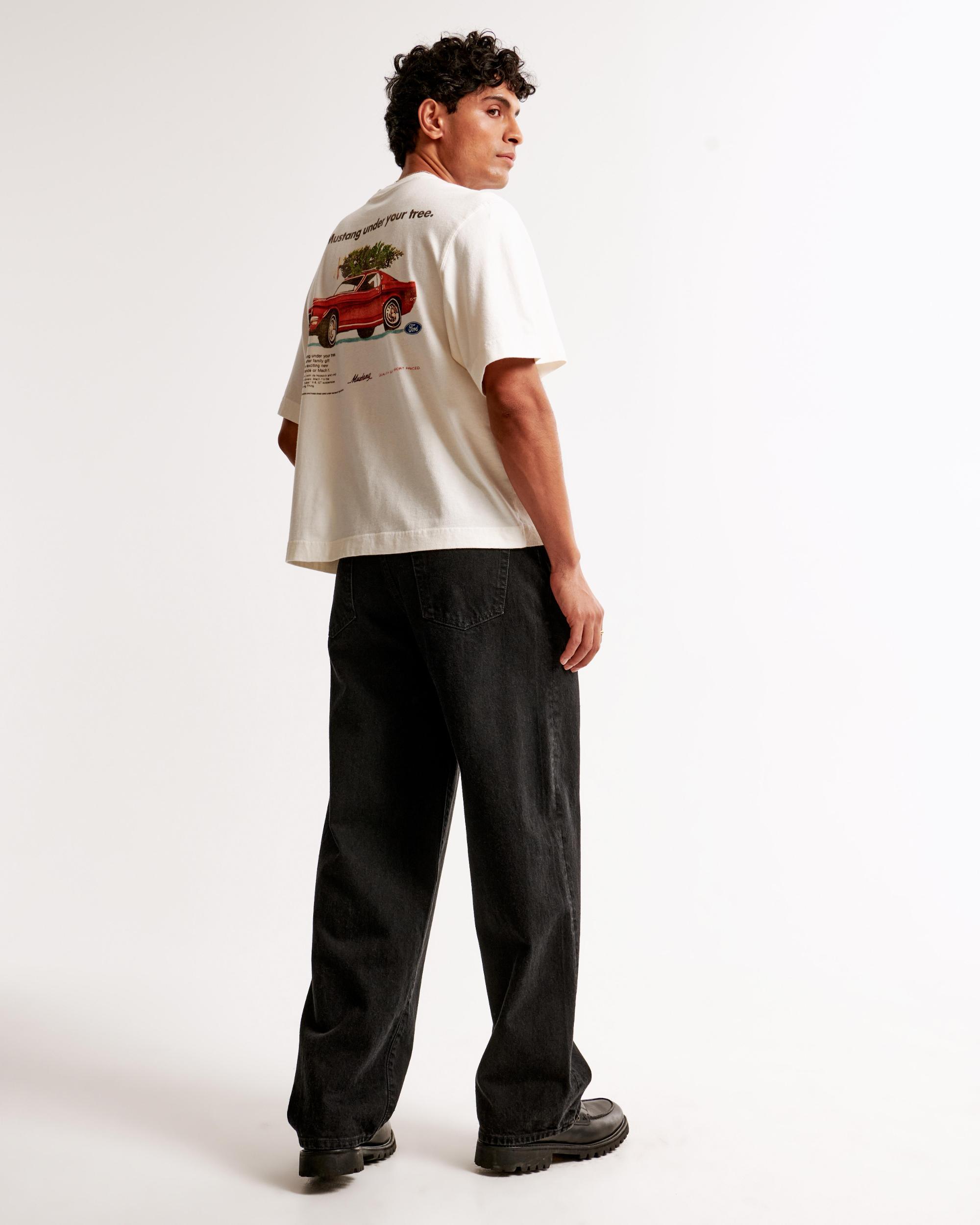 Cropped Mustang Graphic Tee Product Image