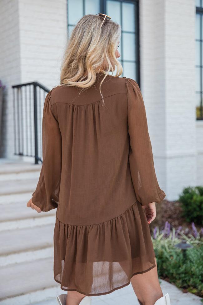 Lovely Words Chocolate Poet Style Dress FINAL SALE Product Image