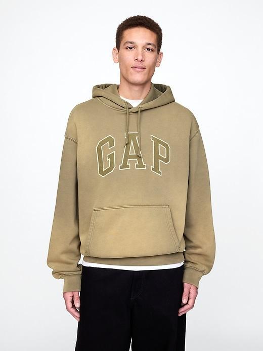 VintageSoft Oversized Logo Hoodie Product Image