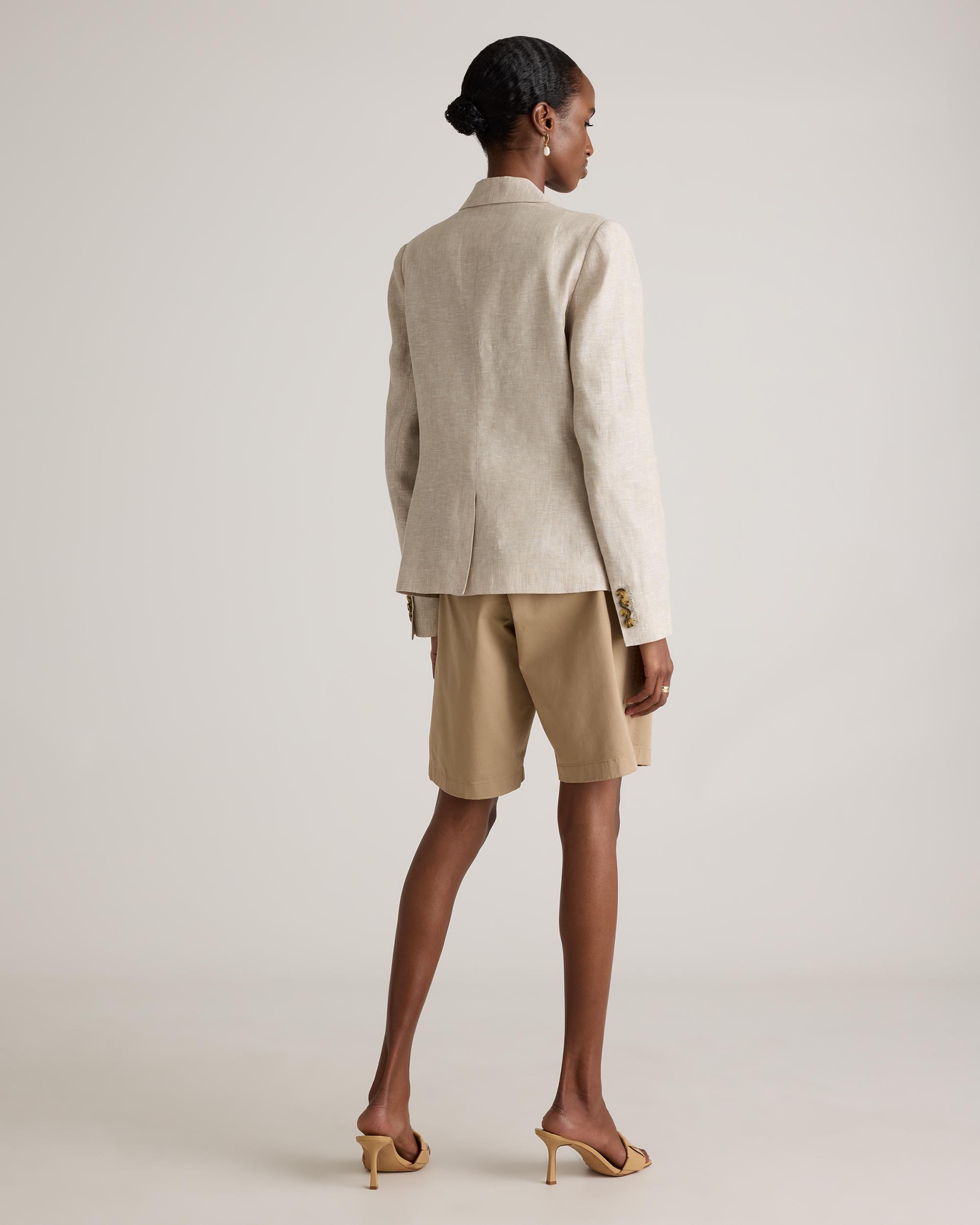 Quince | Women's 100% European Linen Structured Blazer Size XL Product Image
