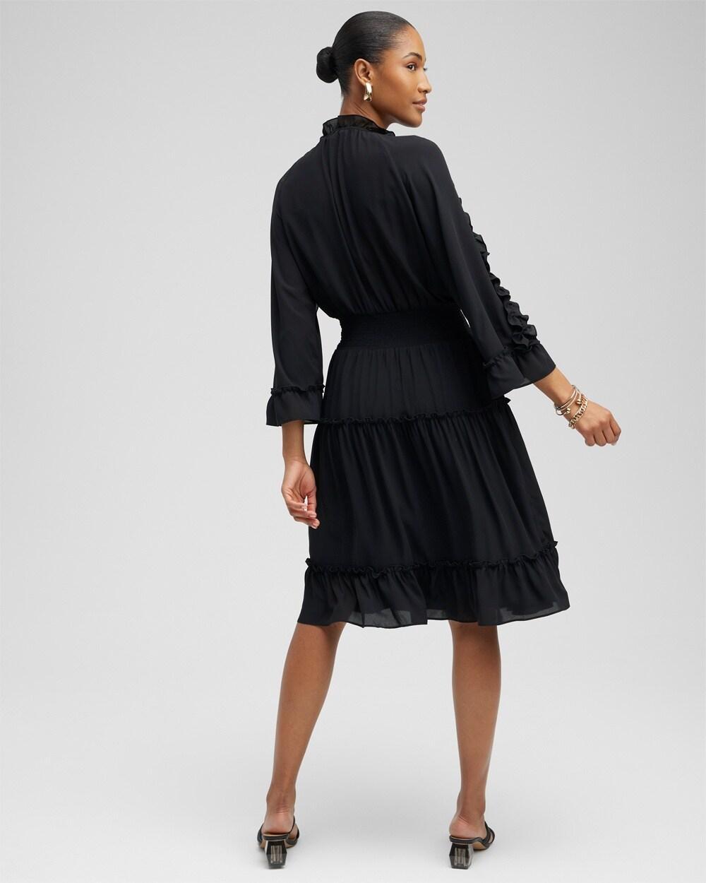 Ruffle Bell Sleeve Dress Product Image