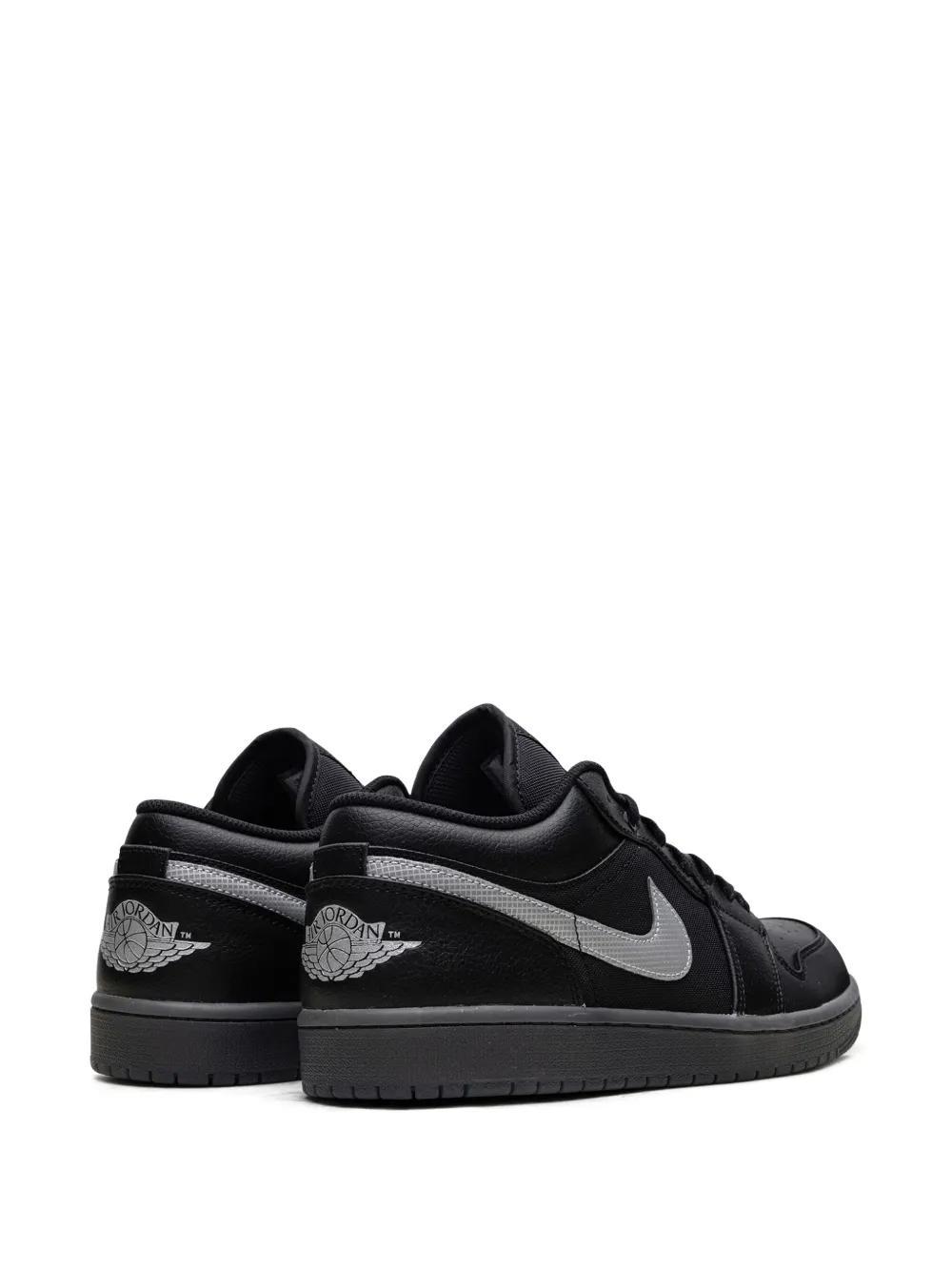 Jordan 1 Low "Black/White/Dark Smoke Grey" sneakers Product Image