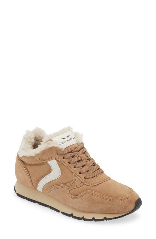 Voile Blanche Womens Julia Pump Shearling Low Top Sneakers Product Image