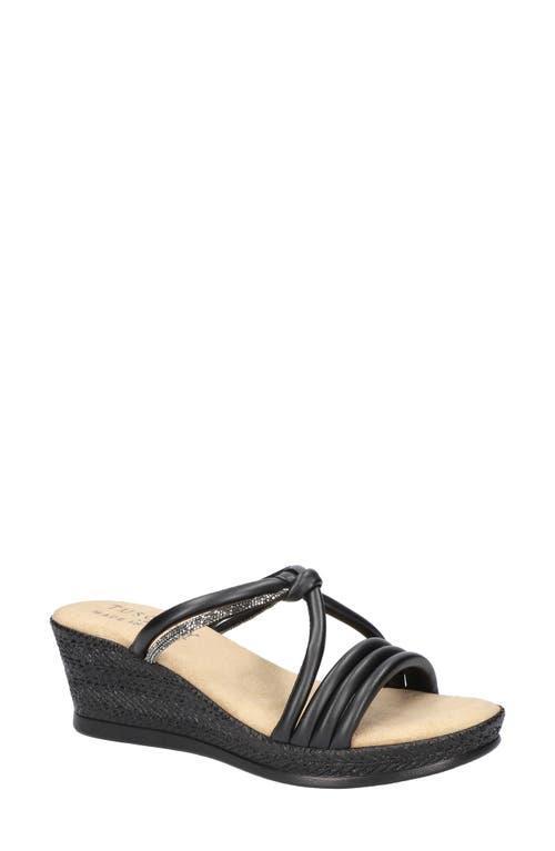 Easy Street Elvera Tuscany Women's Wedge Sandals, Size: 7.5, Silver Product Image