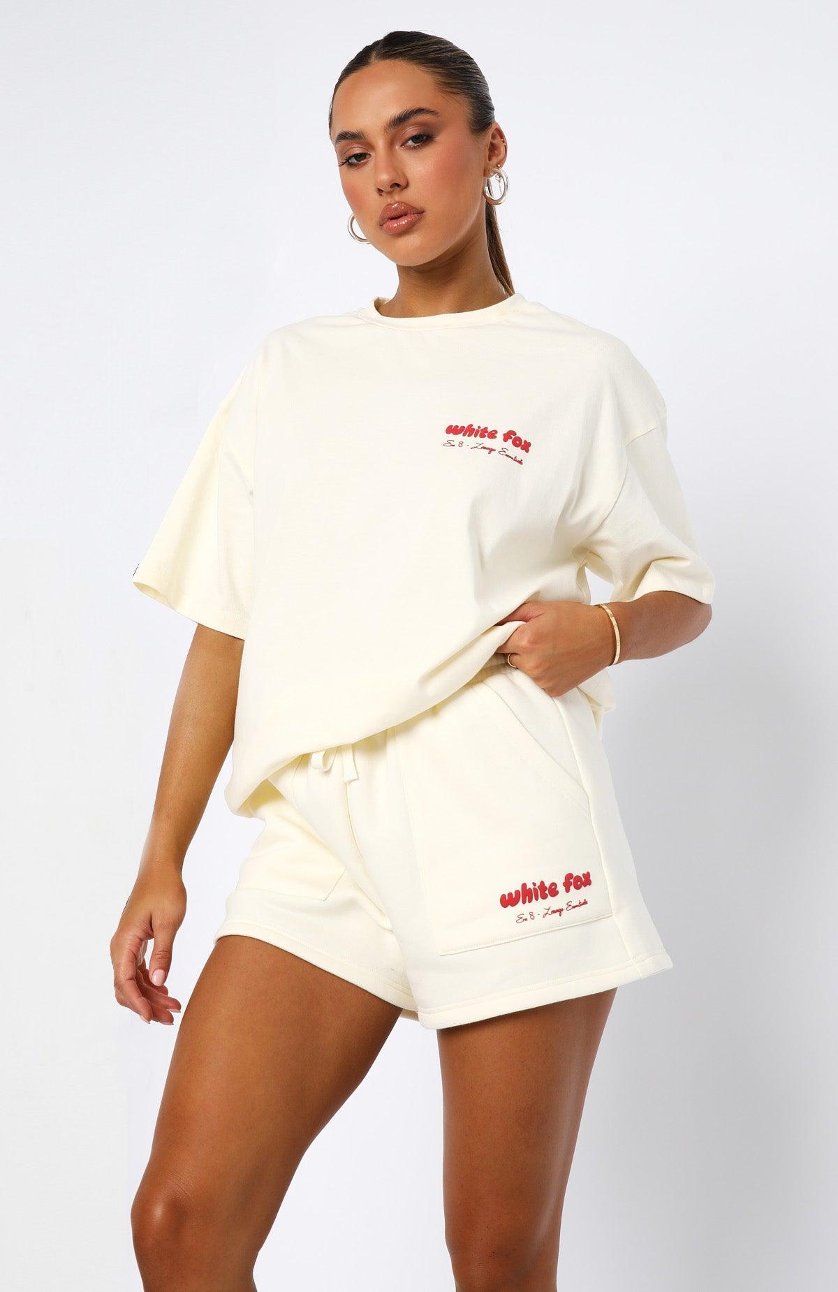 Era 8 Lounge Shorts Cherry Cream Product Image