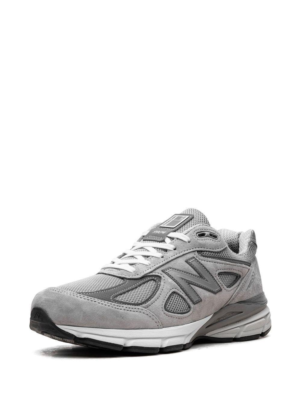 Made in USA 990v4 leather sneakers Product Image