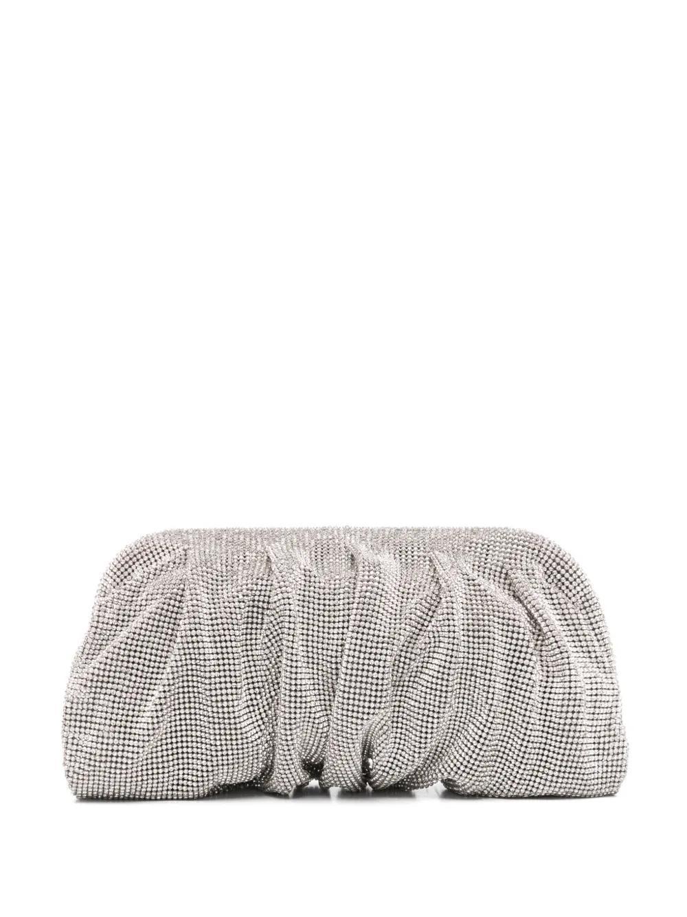 BENEDETTA BRUZZICHES Large Venus Clutch Bag In Silver Product Image