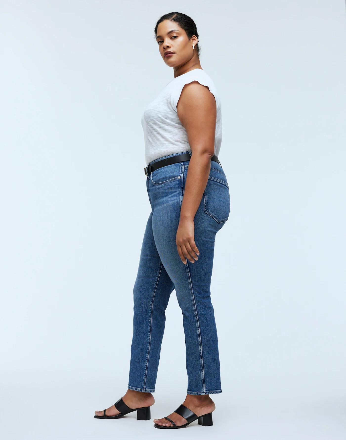 The Plus Curvy Stovepipe Jeans Product Image
