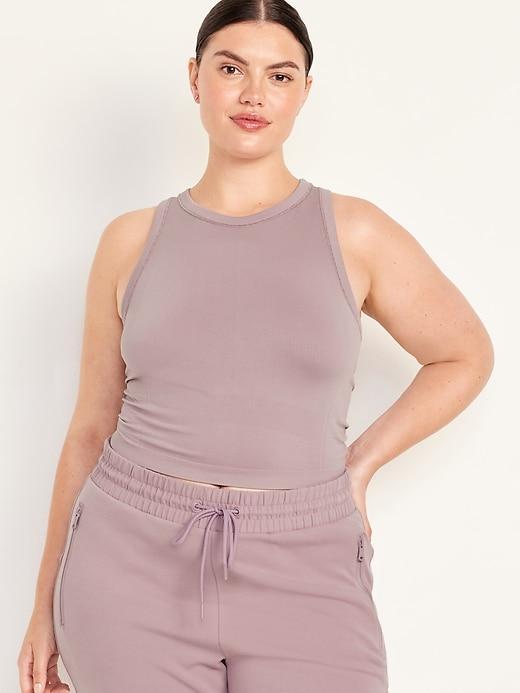 Fluid Seamless Fitted Crop Tank Top Product Image