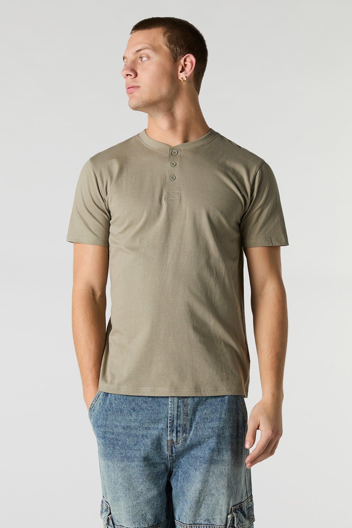 Everyday Henley Top Male Product Image
