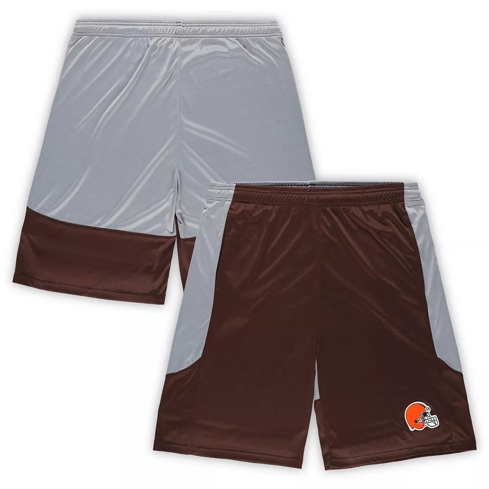 Men's Fanatics Brown Cleveland Browns Big & Tall Team Logo Shorts, Size: 3XB Product Image