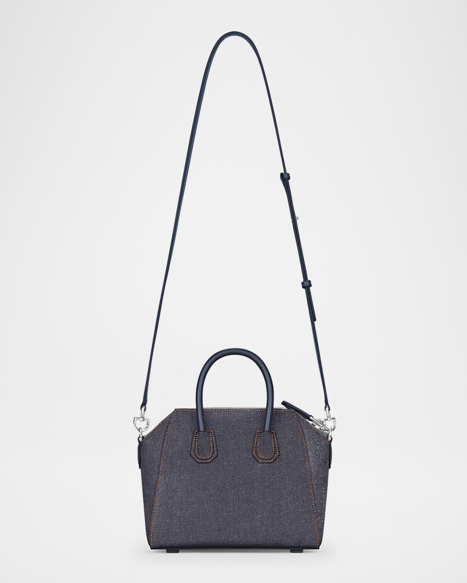 Antigona Mini Top-Handle Bag in Denim Product Image