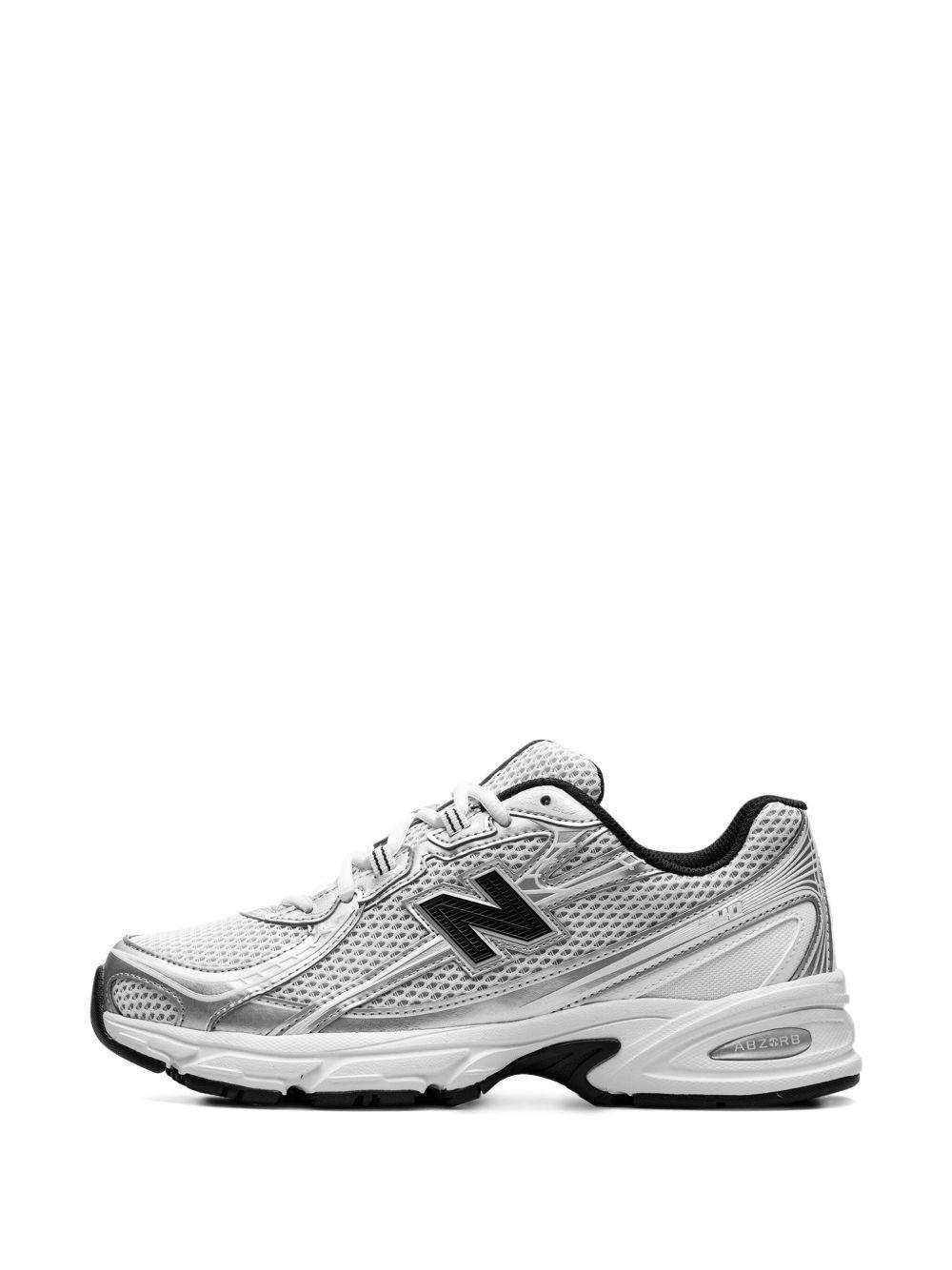 740 "White Silver/Metallic Black" sneakers Product Image