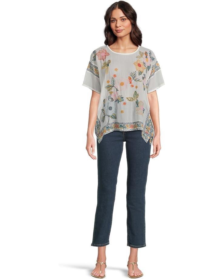 The Janie Favorite Oversized Cropped Tee- Starling Product Image
