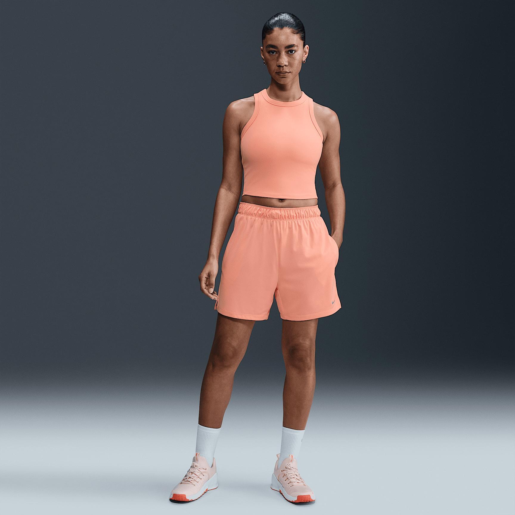 Nike One Fitted Women's Dri-FIT Cropped Tank Top Product Image
