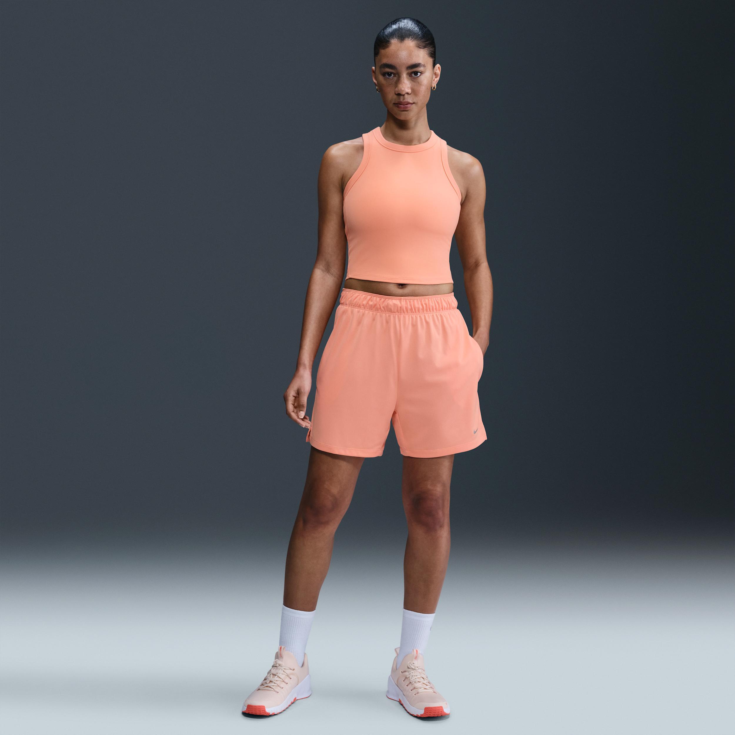 Nike One Fitted Women's Dri-FIT Cropped Tank Top Product Image