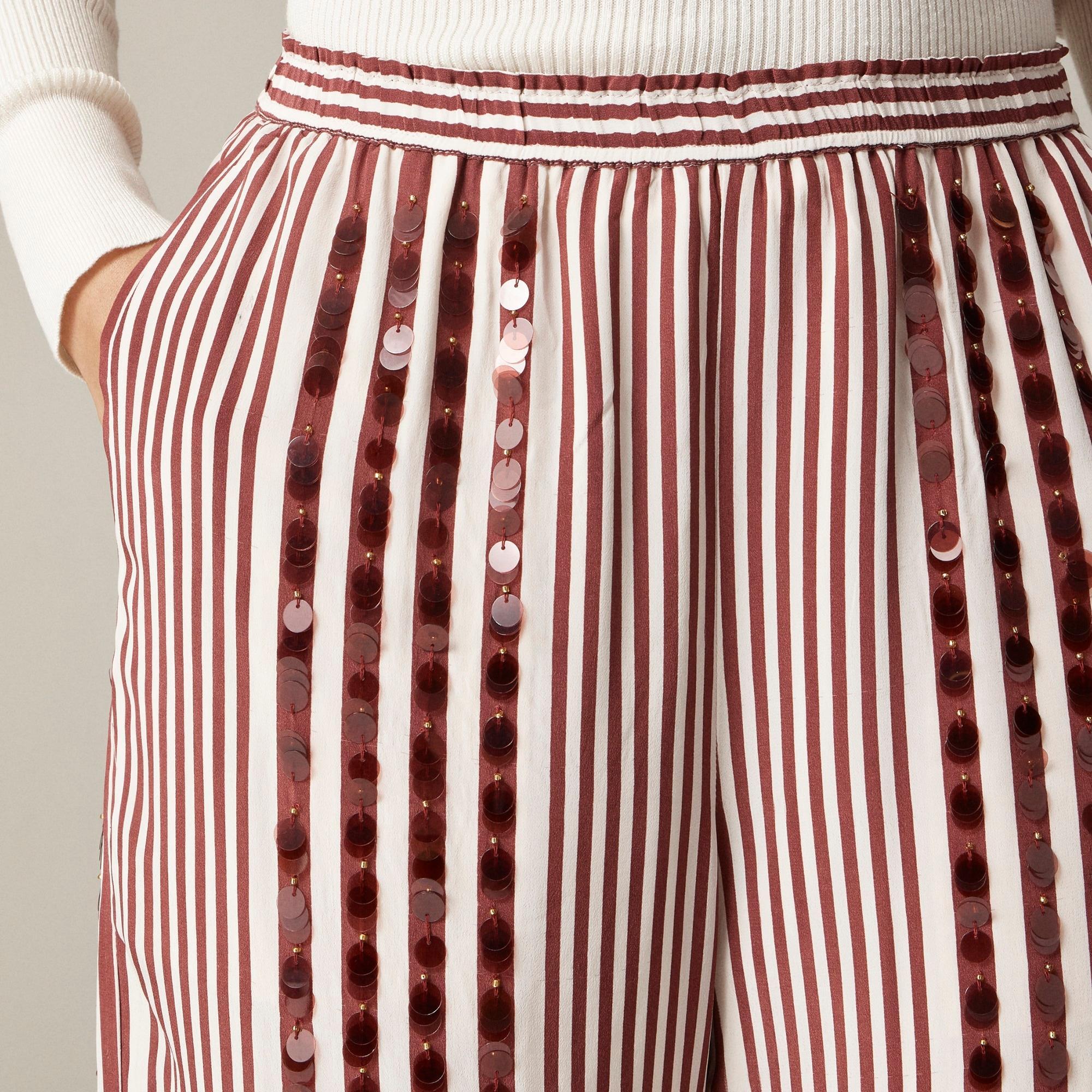 Collection cropped Stratus pant with sequins Product Image