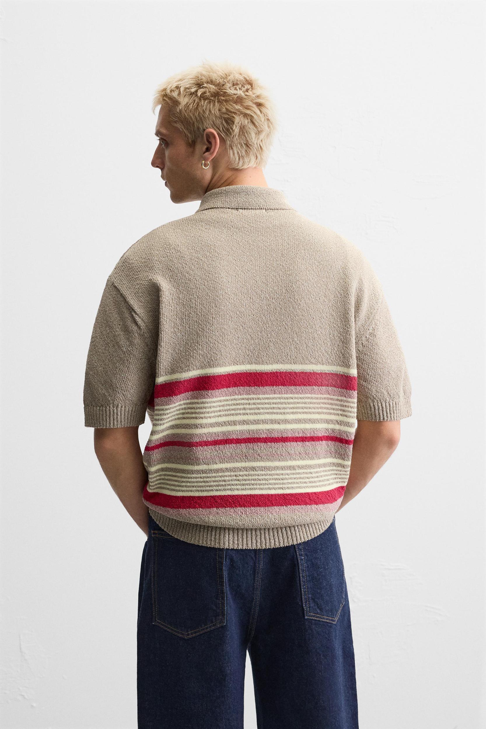 QUARTER ZIP KNIT POLO Product Image