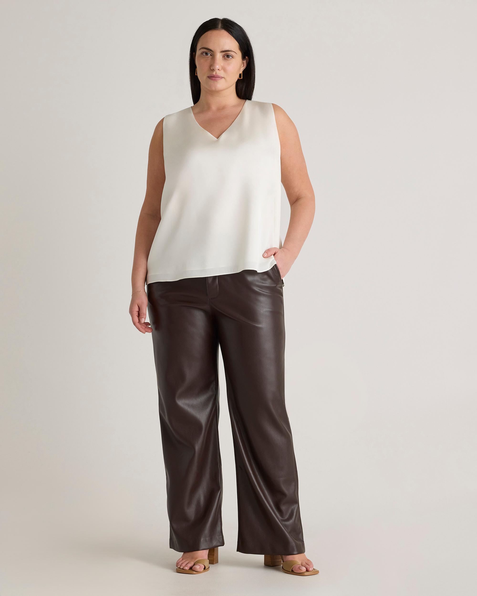 Quince | Women's Washable Stretch Silk Tank Top Product Image