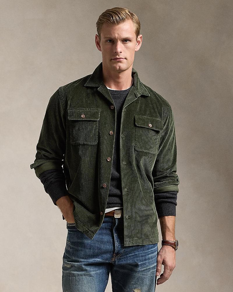 Mens Wide Wale Corduroy Shirt Product Image