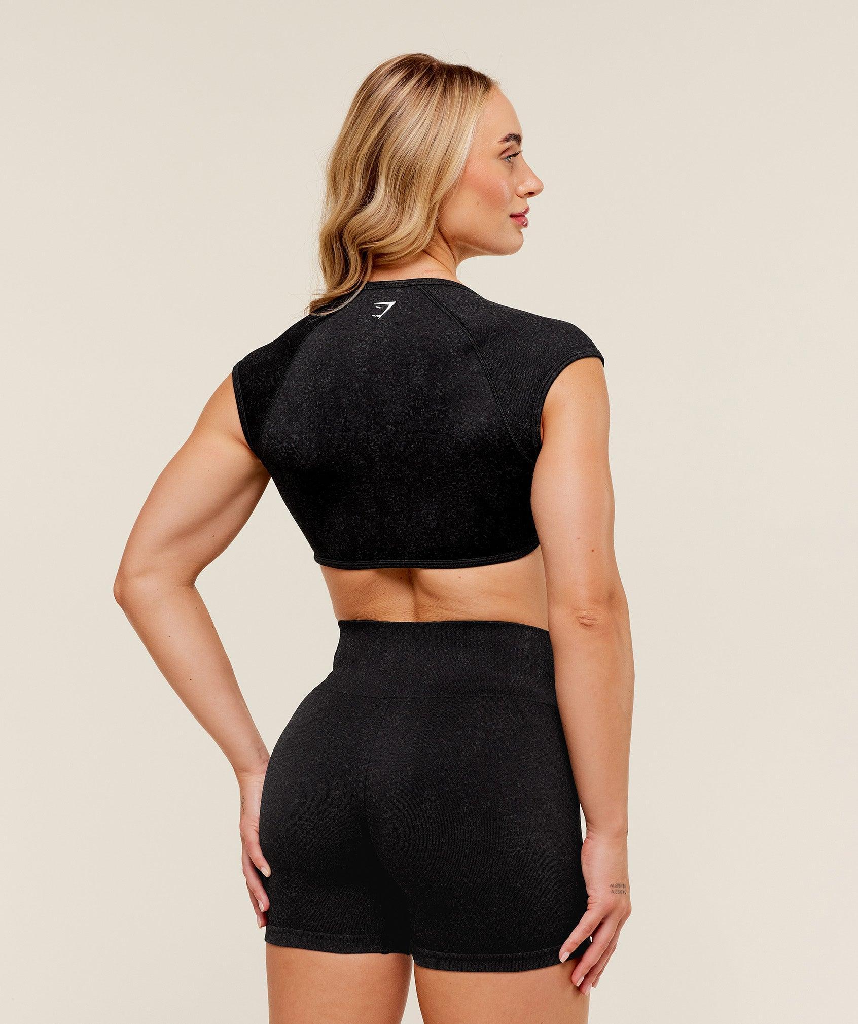 Adapt Fleck x Whitney Short Sleeve Crop Top Product Image