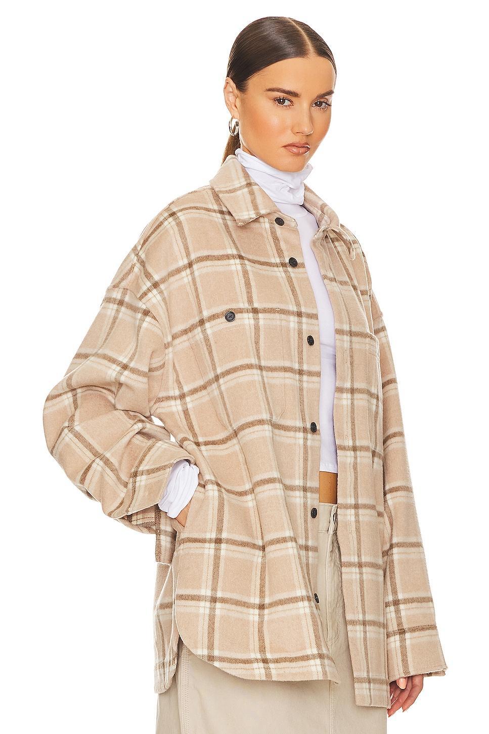 Plaid Flannel Overshirt Helsa Product Image