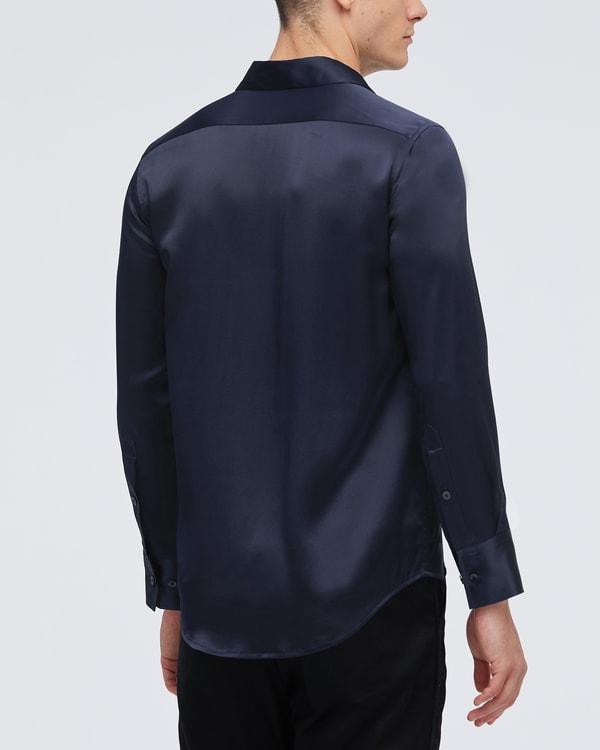 Mulberry Silk Basic Mens Shirt Product Image
