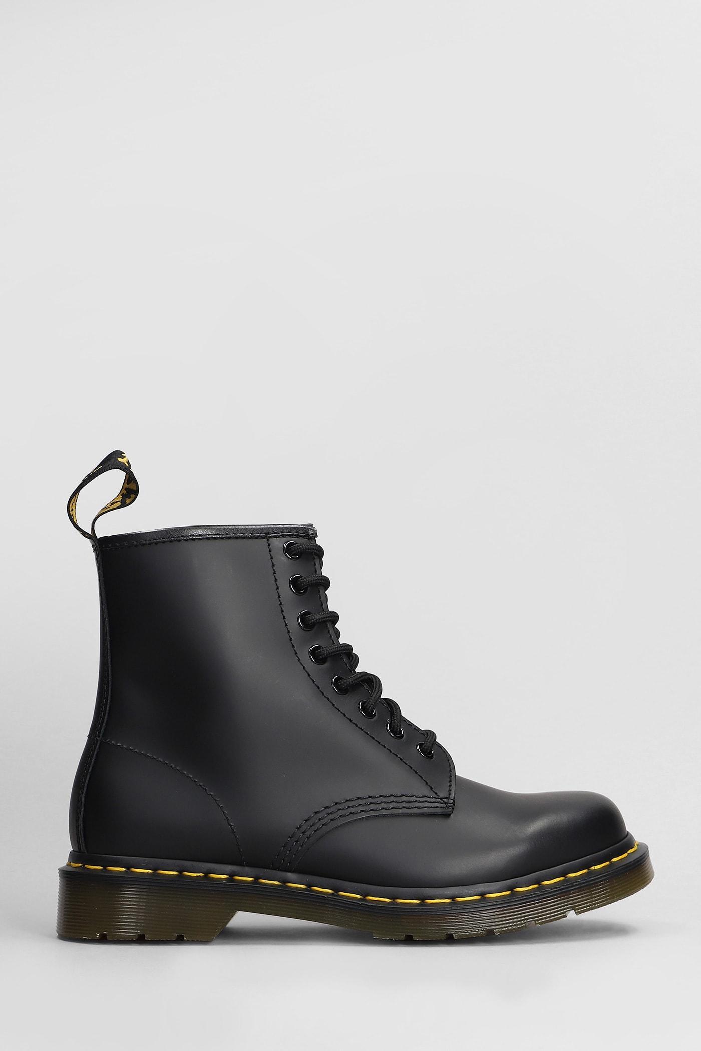 DR. MARTENS' Vintage 1460 Lace-up Leather Boots In Black Product Image
