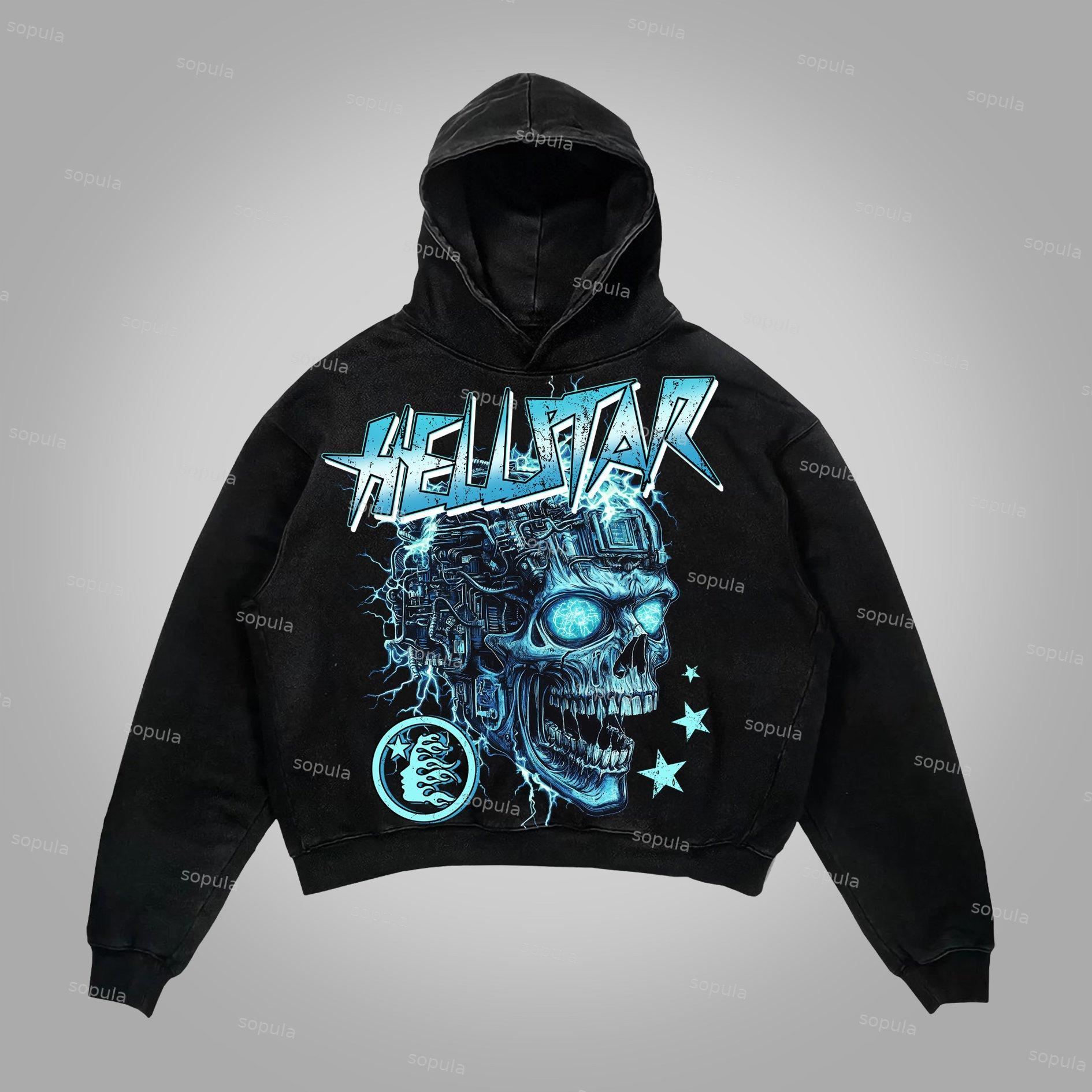 Sopula Jesus Retro Fade Portrait Graphic Hoodie Product Image