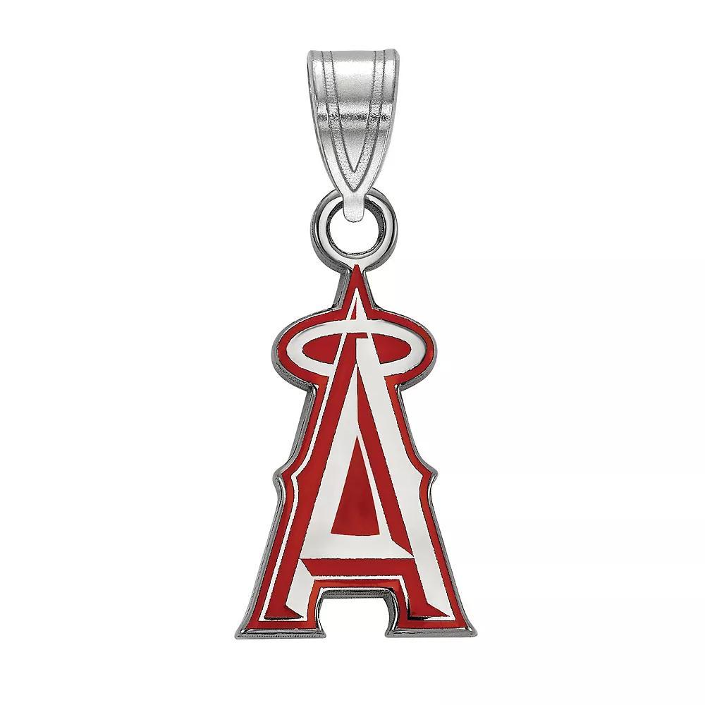 LogoArt Los Angeles Angels of Anaheim Small Enameled Pendant, Women's, Size: 18 mm, Sterling Silver Product Image