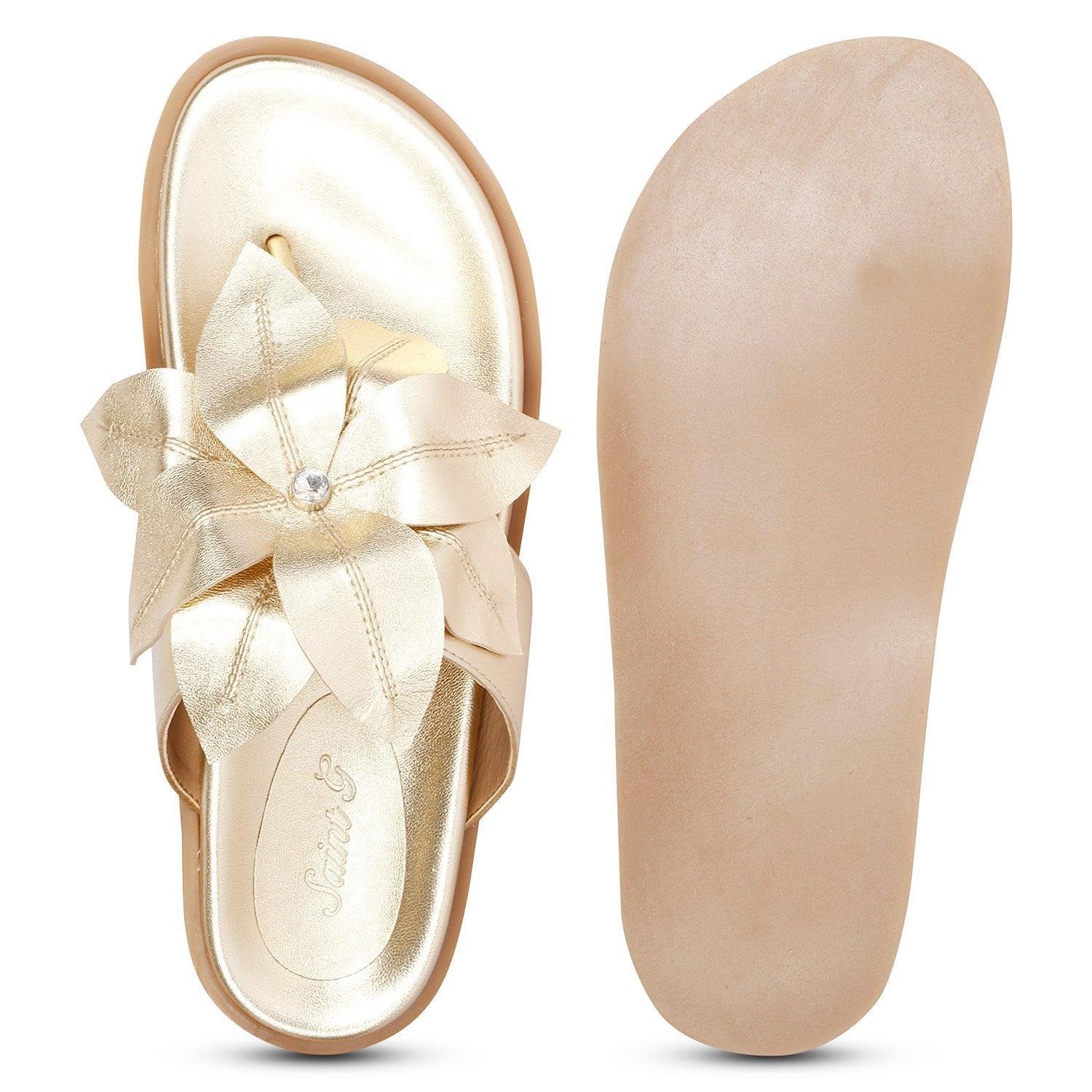 Claudia Gold Sandals Product Image