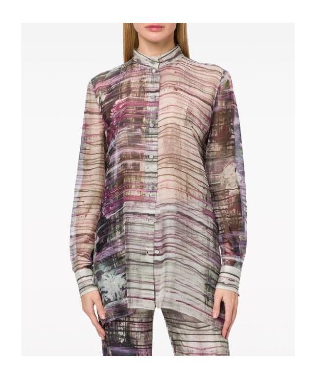 ALBERTA FERRETTI Long-sleeved Shirt In White Product Image