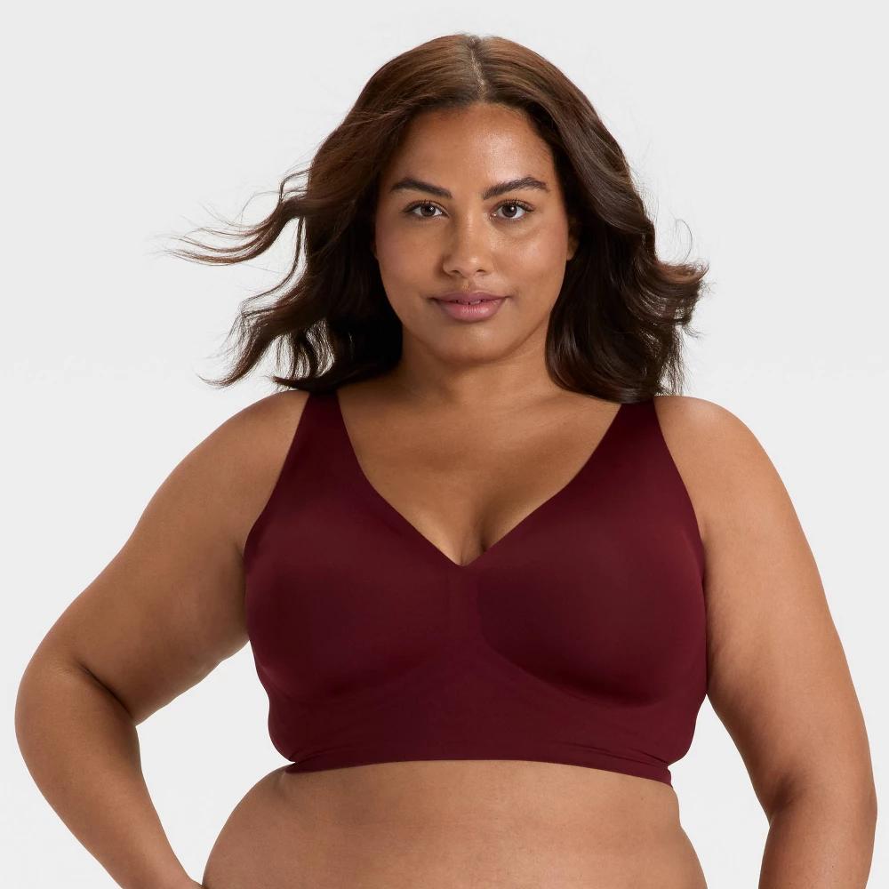 Women's Luxury Collection Removeable Pad Longline Plunge Bralette - Auden™ Product Image
