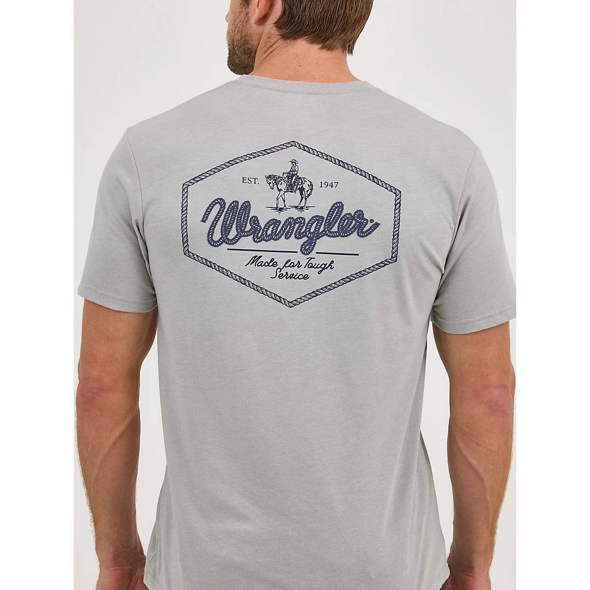 Men's Wrangler Back Graphic T-Shirt in Jet Product Image