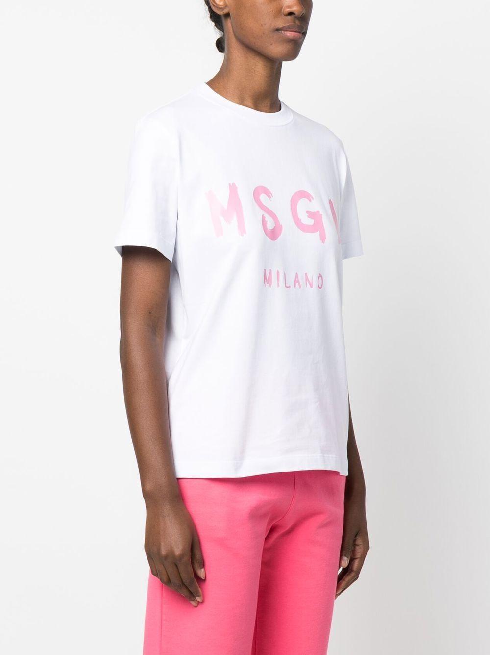 logo-print cotton T-shirt Product Image
