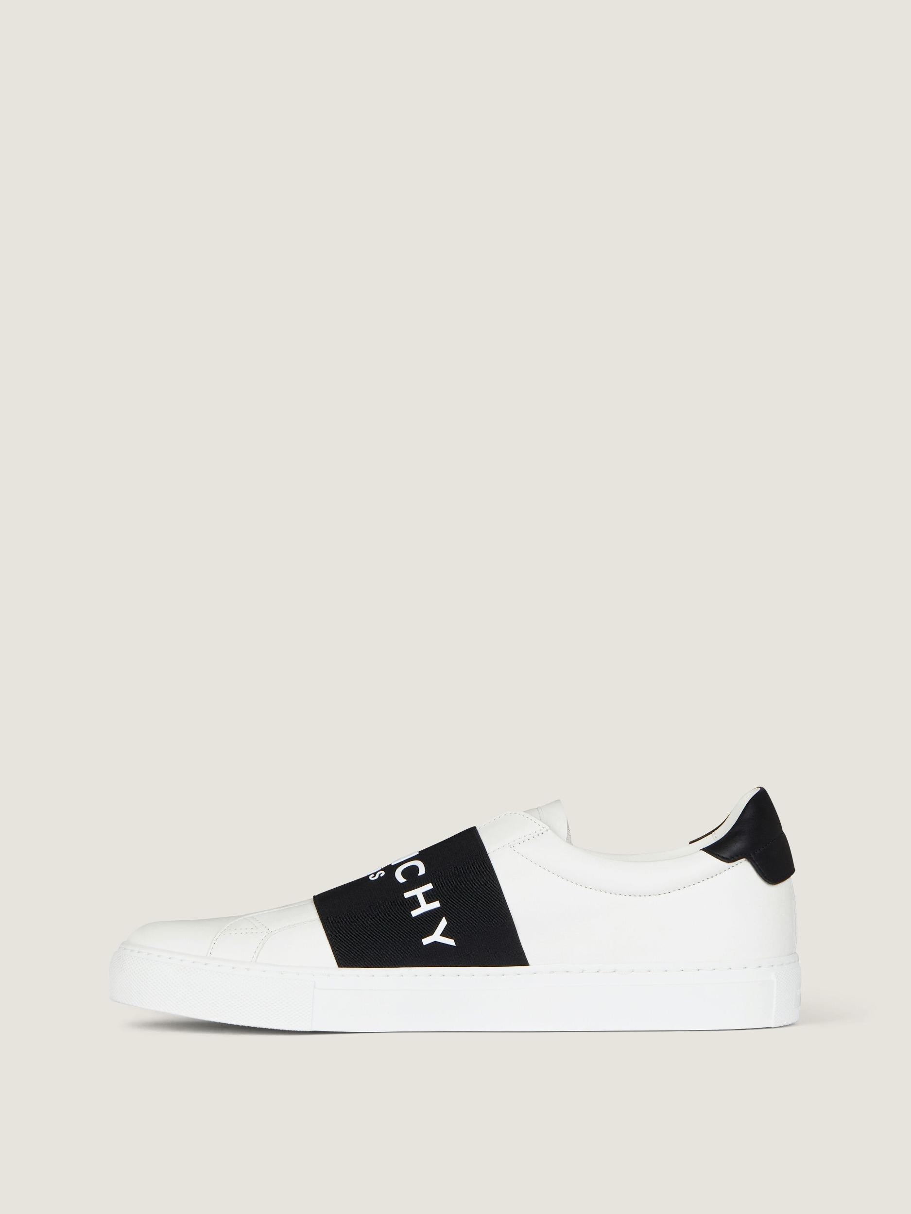 Urban Street sneakers in leather with elastic band Product Image